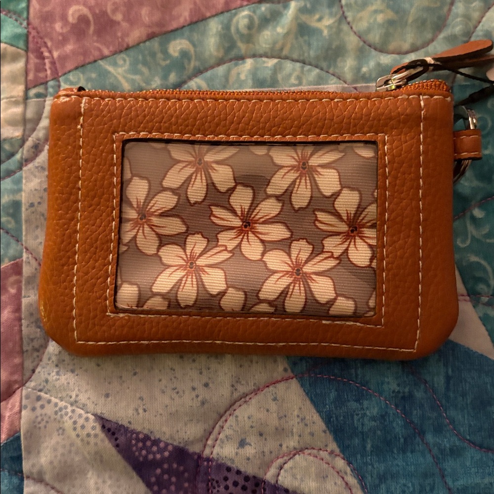 Roasted pecan small wallet